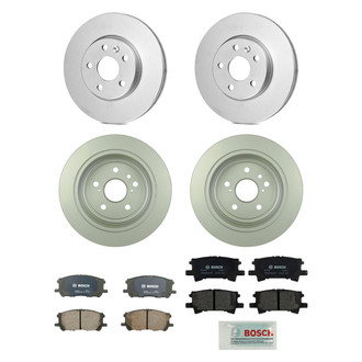 Bosch® - QuietCast™ Premium Front and Rear Brake Kit with Ceramic Pads