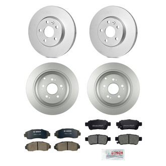 Bosch® - QuietCast™ Premium Front and Rear Brake Kit with Ceramic Pads