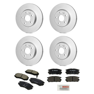 Bosch® - QuietCast™ Premium Front and Rear Brake Kit with Ceramic Pads
