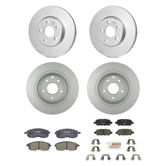 Bosch® - QuietCast™ Premium Front and Rear Brake Kit with Ceramic Pads