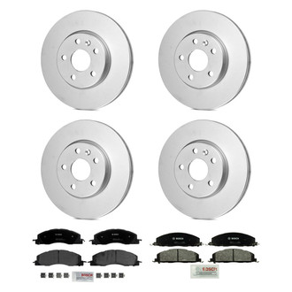Bosch® - QuietCast™ Premium Front and Rear Brake Kit with Organic Pads