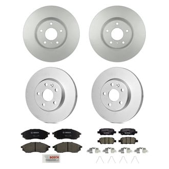 Bosch® - QuietCast™ Premium Front and Rear Brake Kit with Ceramic Pads