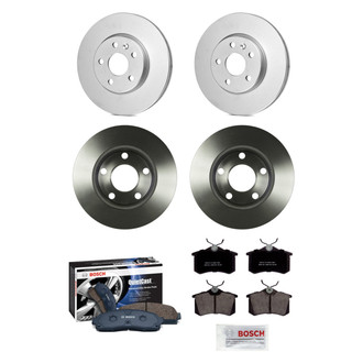 Bosch® - QuietCast™ Premium Front and Rear Brake Kit with Ceramic Pads