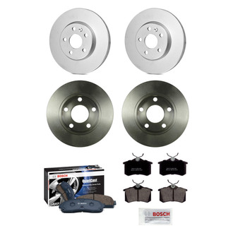 Bosch® - QuietCast™ Premium Front and Rear Brake Kit with Ceramic Pads