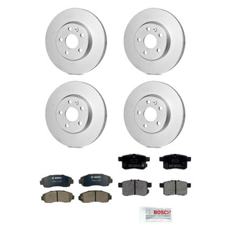 Bosch® - QuietCast™ Premium Front and Rear Brake Kit with Ceramic Pads