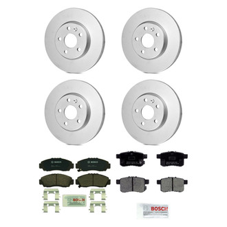 Bosch® - QuietCast™ Premium Front and Rear Brake Kit with Ceramic Pads