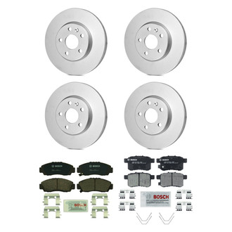 Bosch® - QuietCast™ Premium Front and Rear Brake Kit with Ceramic Pads