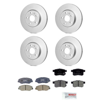 Bosch® - QuietCast™ Premium Front and Rear Brake Kit with Ceramic Pads