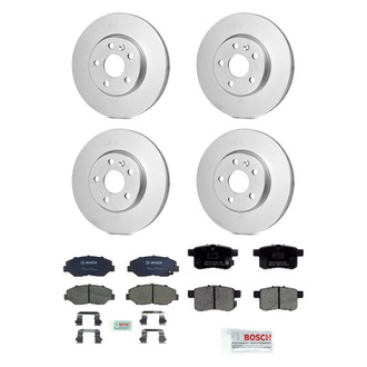Bosch® - QuietCast™ Premium Front and Rear Brake Kit with Ceramic Pads