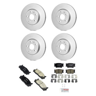 Bosch® - QuietCast™ Premium Front and Rear Brake Kit with Ceramic Pads