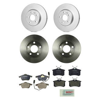 Bosch® - QuietCast™ Premium Front and Rear Brake Kit with Organic Pads