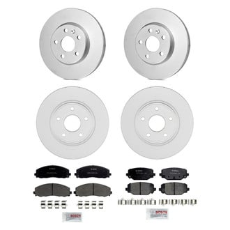 Bosch® - QuietCast™ Premium Front and Rear Brake Kit with Ceramic Pads