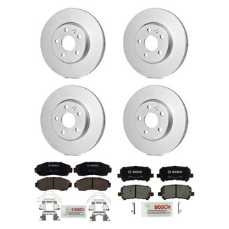 Bosch® - QuietCast™ Premium Front and Rear Brake Kit with Ceramic Pads