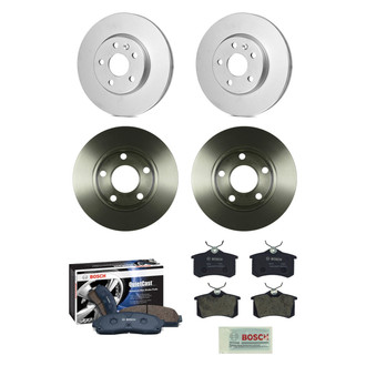 Bosch® - QuietCast™ Premium Front and Rear Brake Kit with Organic Pads