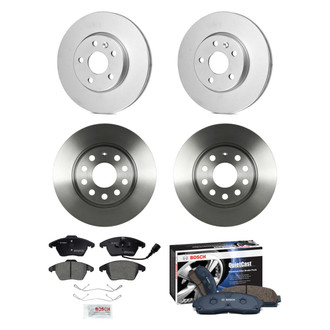 Bosch® - QuietCast™ Premium Front and Rear Brake Kit with Ceramic Pads