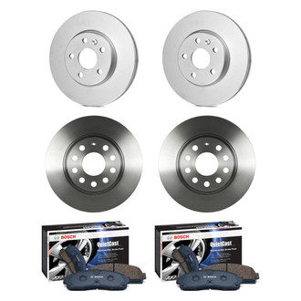 Bosch® - QuietCast™ Premium Front and Rear Brake Kit with Ceramic Pads