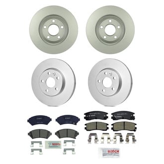 Bosch® - QuietCast™ Premium 1-Piece Brake Kit with Ceramic Brake Pads