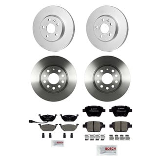 Bosch® - QuietCast™ Premium Front and Rear Brake Kit with Ceramic Pads