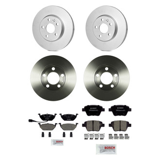 Bosch® - QuietCast™ Premium Front and Rear Brake Kit with Ceramic Pads