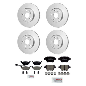 Bosch® - QuietCast™ Premium Front and Rear Brake Kit with Ceramic Pads