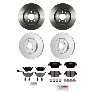 Bosch® - QuietCast™ Premium Front and Rear Brake Kit with Ceramic Pads