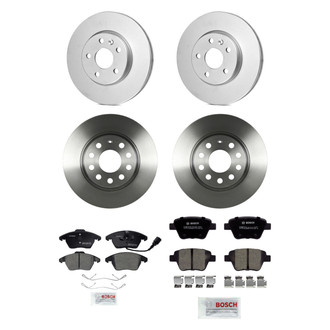 Bosch® - QuietCast™ Premium Front and Rear Brake Kit with Ceramic Pads