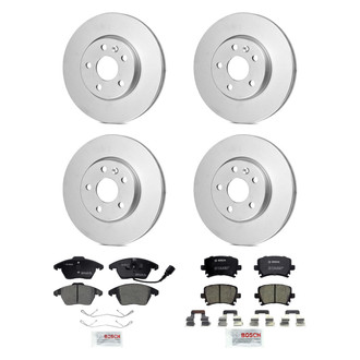 Bosch® - QuietCast™ Premium Front and Rear Brake Kit with Ceramic Pads