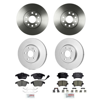 Bosch® - QuietCast™ Premium Front and Rear Brake Kit with Ceramic Pads