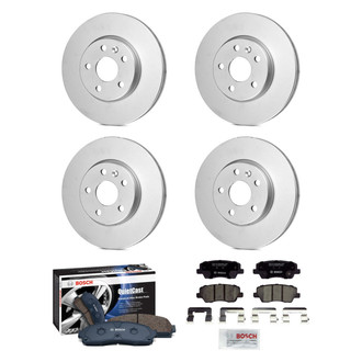 Bosch® - QuietCast™ Premium Front and Rear Brake Kit with Ceramic Pads