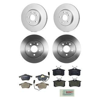 Bosch® - QuietCast™ Premium Front and Rear Brake Kit with Organic Pads