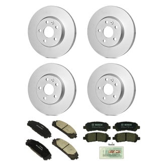 Bosch® - QuietCast™ Premium Front and Rear Brake Kit with Ceramic Pads