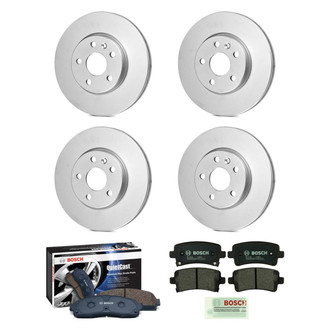 Bosch® - QuietCast™ Premium Front and Rear Brake Kit with Ceramic Pads