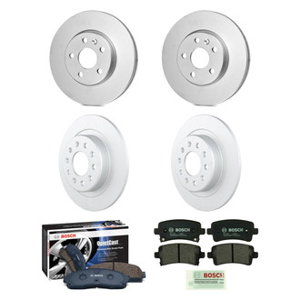 Bosch® - QuietCast™ Premium Front and Rear Brake Kit with Ceramic Pads