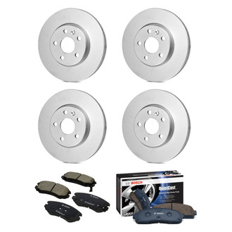 Bosch® - QuietCast™ Premium Front and Rear Brake Kit with Ceramic Pads