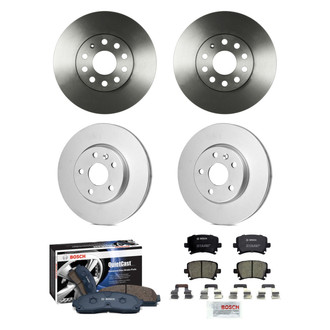 Bosch® - QuietCast™ Premium Front and Rear Brake Kit with Ceramic Pads