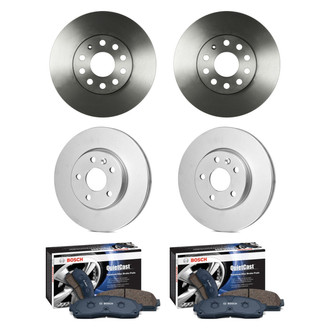 Bosch® - QuietCast™ Premium Front and Rear Brake Kit with Ceramic Pads