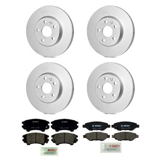 Bosch® - QuietCast™ Premium Front and Rear Brake Kit with Ceramic Pads