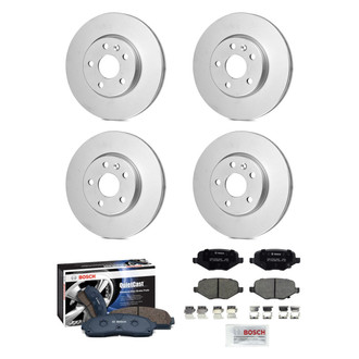 Bosch® - QuietCast™ Premium Front and Rear Brake Kit with Ceramic Pads