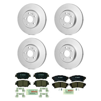 Bosch® - QuietCast™ Premium Front and Rear Brake Kit with Ceramic Pads