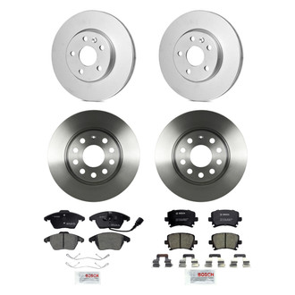 Bosch® - QuietCast™ Premium Front and Rear Brake Kit with Ceramic Pads