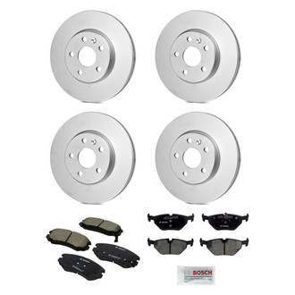 Bosch® - QuietCast™ Premium Front and Rear Brake Kit with Ceramic Pads