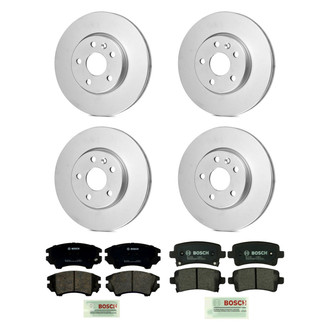 Bosch® - QuietCast™ Premium Front and Rear Brake Kit with Ceramic Pads