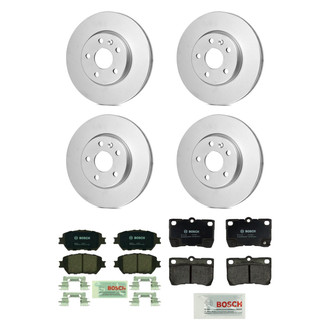 Bosch® - QuietCast™ Premium Front and Rear Brake Kit with Ceramic Pads