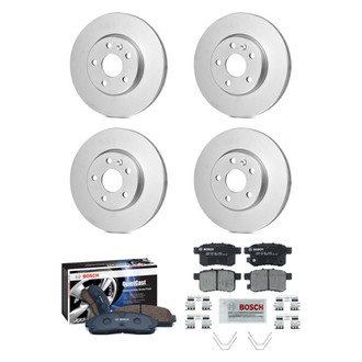 Bosch® - QuietCast™ Premium Front and Rear Brake Kit with Ceramic Pads