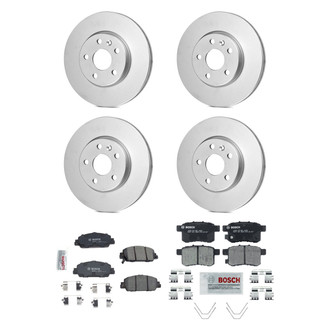 Bosch® - QuietCast™ Premium Front and Rear Brake Kit with Ceramic Pads