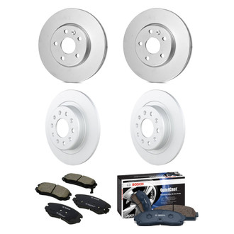 Bosch® - QuietCast™ Premium Front and Rear Brake Kit with Ceramic Pads