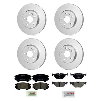 Bosch® - QuietCast™ Premium Front and Rear Brake Kit with Ceramic Pads
