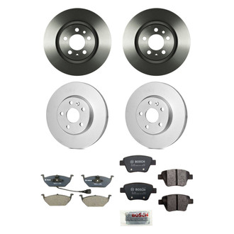 Bosch® - QuietCast™ Premium Front and Rear Brake Kit with Organic Pads