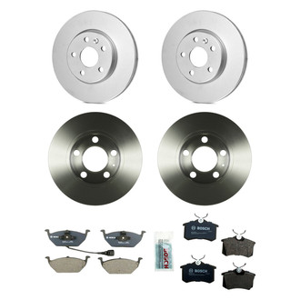 Bosch® - QuietCast™ Premium Front and Rear Brake Kit with Organic Pads