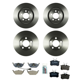 Bosch® - QuietCast™ Premium Front and Rear Brake Kit with Organic Pads
